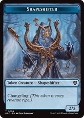 Shapeshifter // Zombie (0003) Double-Sided Token